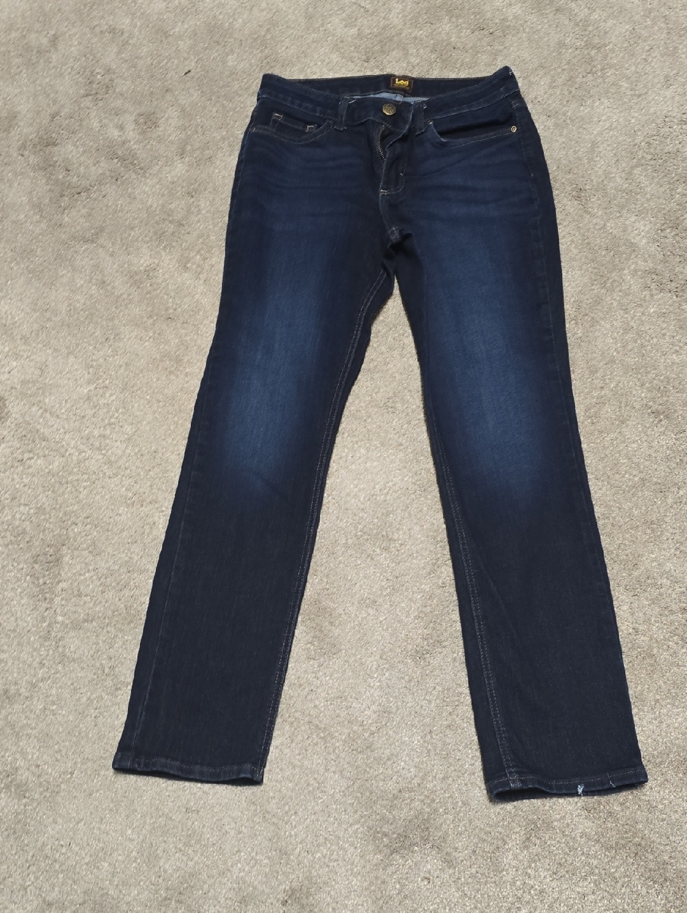 Lee Women's Dark Indigo Straight Leg Jeans